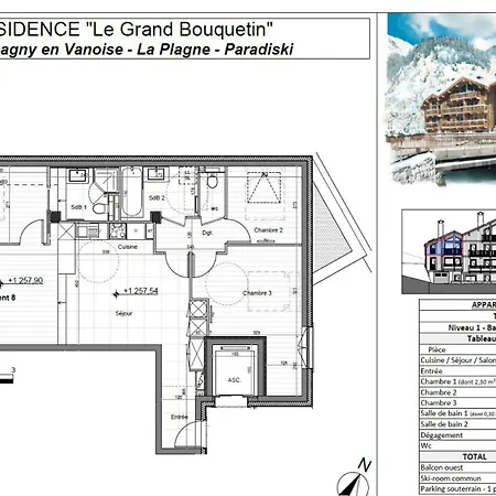 Le Grand Bouquetin - 3 Pieces Pour 8 Personnes Mae-9944 شقة