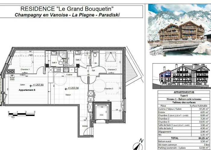 Le Grand Bouquetin - 3 Pieces Pour 8 Personnes Mae-9944 아파트